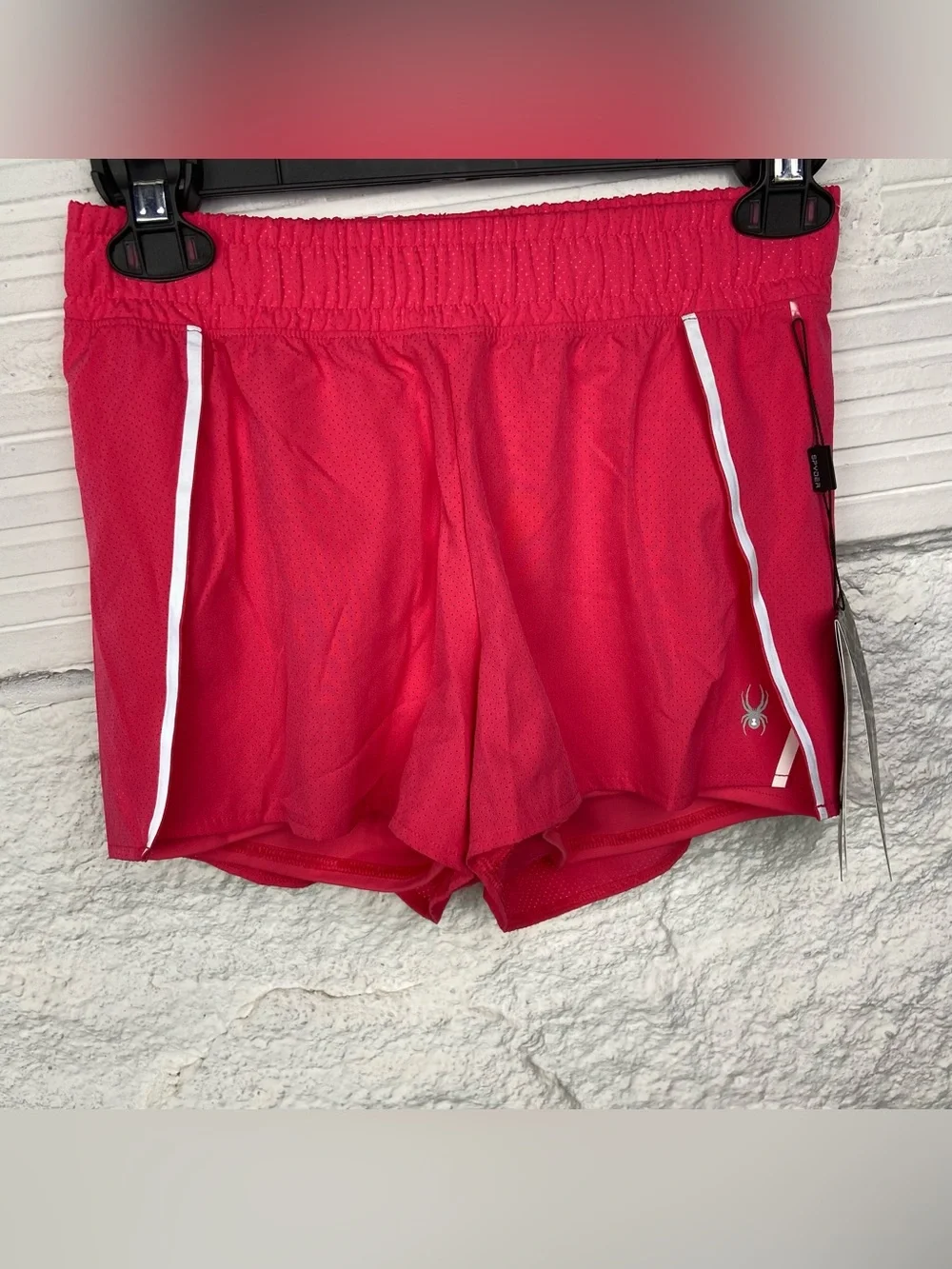 NWT Spyder Hot Pink moisture wicking breathable Performance Running Shorts XS